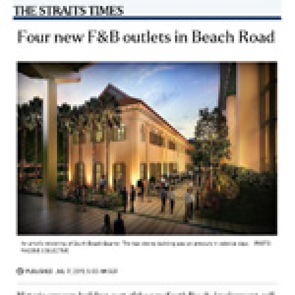 Four new F&amp;B outlets in Beach Road