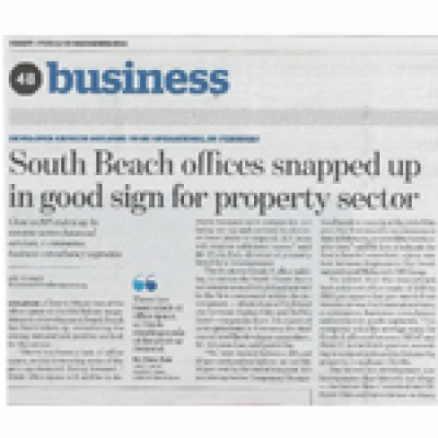 South Beach Offices Snapped Up in Good Sign